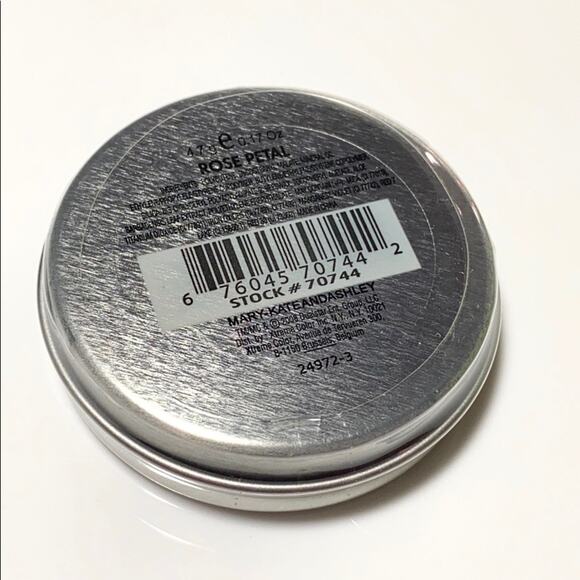 Mary Kate Ashley LIP GLOSS TRIO Rose Petal Pink Cream 3 Colors Tin Compact NEW - Picture 3 of 4